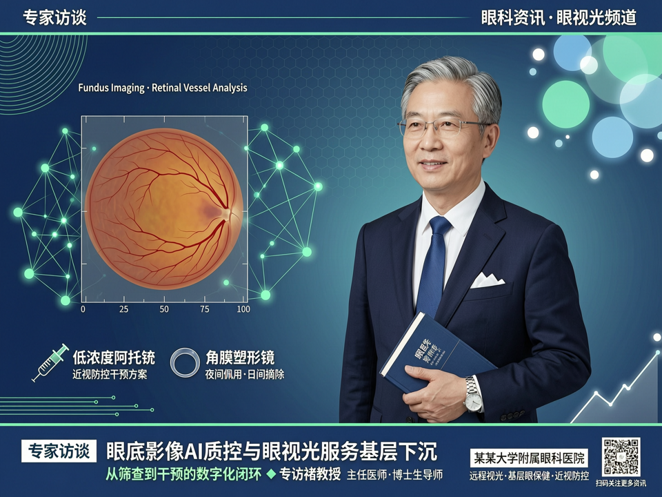 专访褚教授:眼底影像AI质控与眼视光服务基层下沉——从筛查到干预的数字化闭环