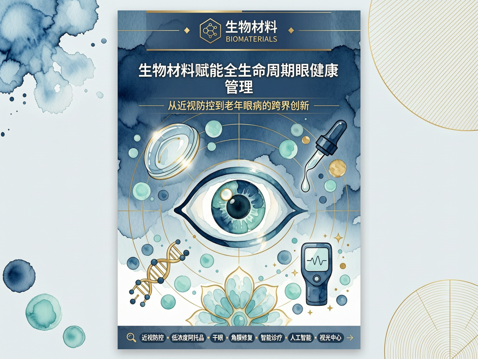 生物材料赋能全生命周期眼健康管理:从近视防控到老年眼病的跨界创新
