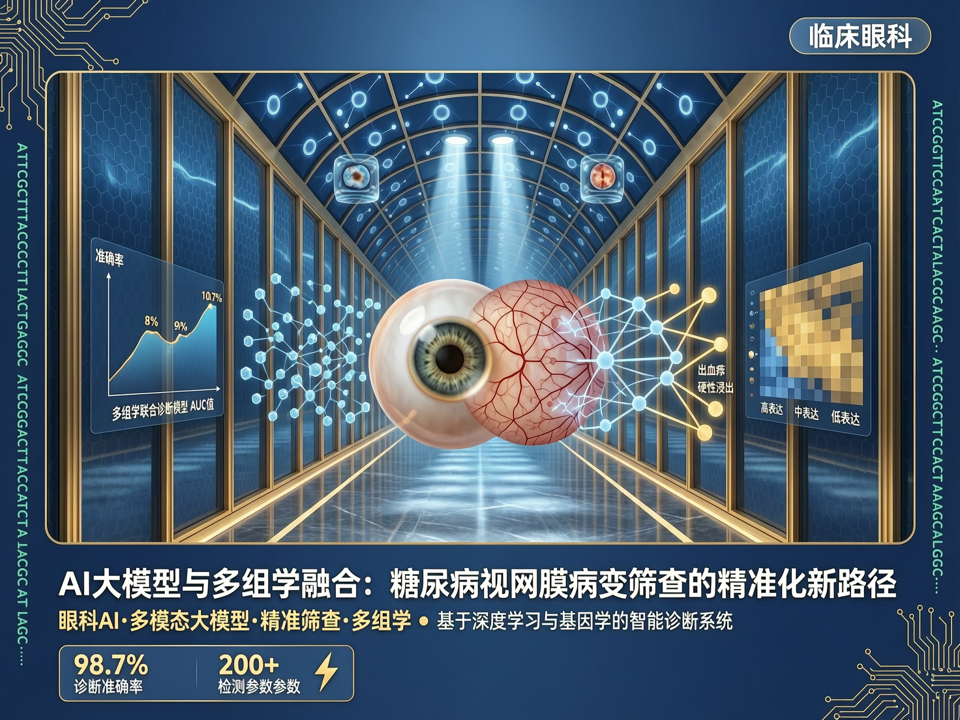 AI大模型与多组学融合:糖尿病视网膜病变筛查的精准化新路径