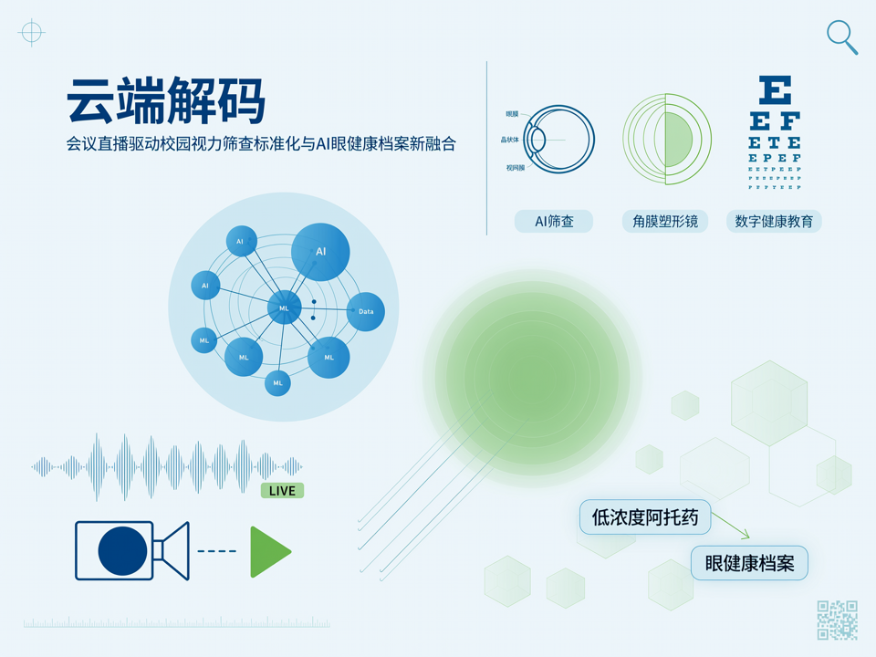 云端解码:会议直播驱动校园视力筛查标准化与AI眼健康档案新融合