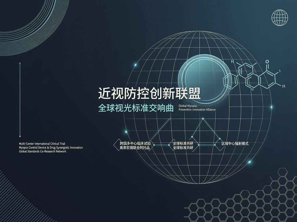 全球视光标准交响曲:跨国联合体驱动近视防控器械与药物协同创新