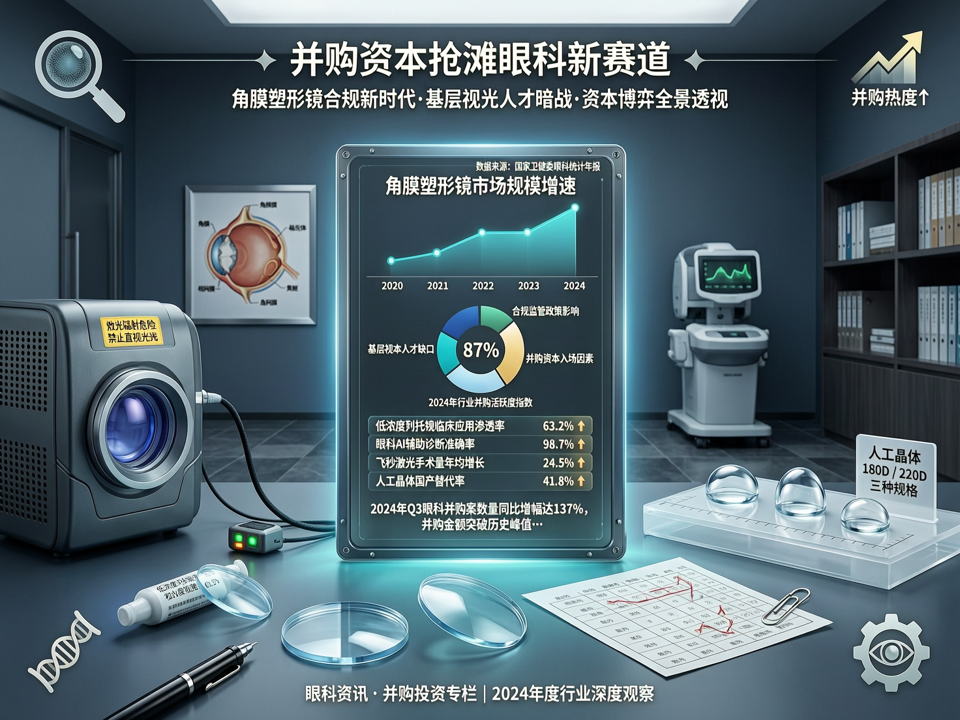 并购资本抢滩“角膜塑形镜合规新时代”与“基层视光人才暗战”