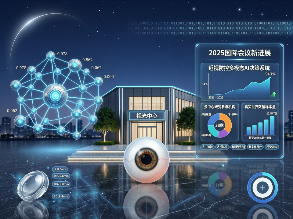 视光中心智慧升级与学术引领:我院发布近视防控多模态AI决策系统及2025国际会议新进展