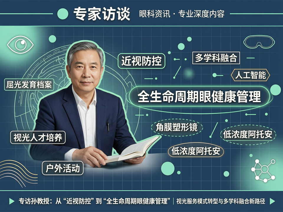 专访孙教授:从“近视防控”到“全生命周期眼健康管理”——视光服务模式转型与多学科融合新路径