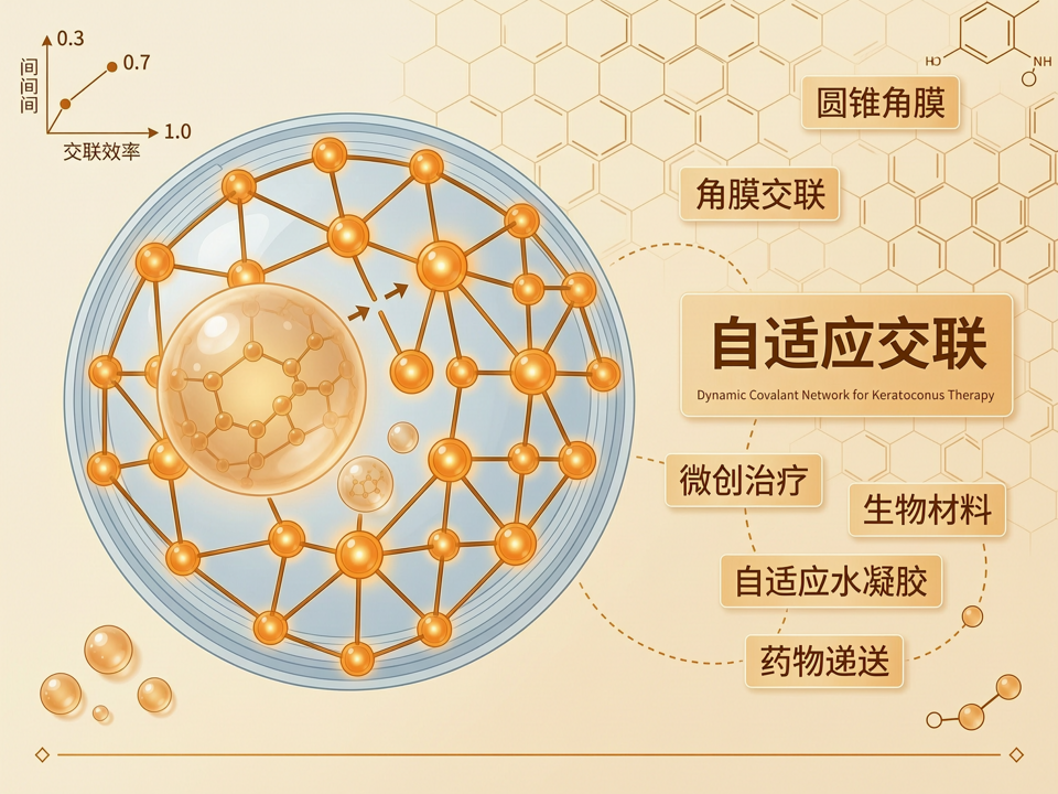 生物灵感启发的动态共价网络:眼科生物材料在圆锥角膜治疗中的“自适应交联”新前沿