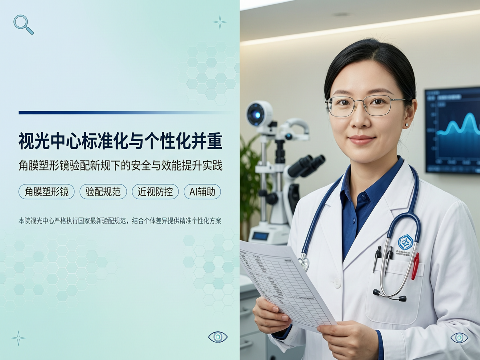 视光中心标准化与个性化并重:角膜塑形镜验配新规下的安全与效能提升实践
