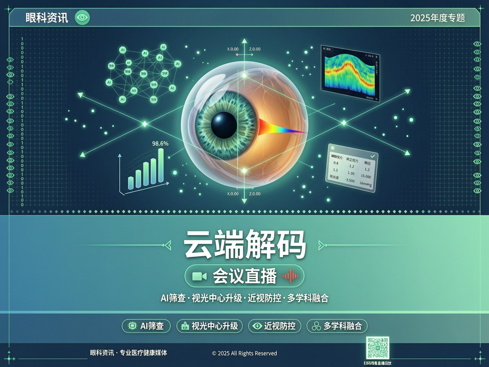 云端解码:会议直播透视眼健康管理新范式——AI筛查、视光中心升级与多学科融合