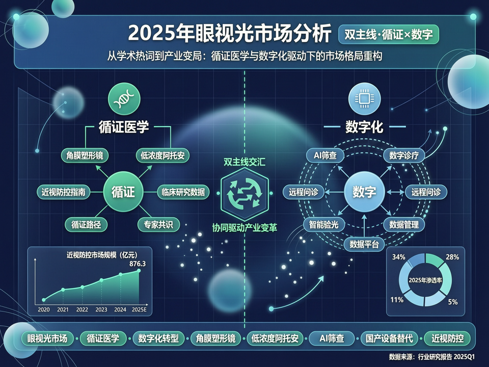 从学术热词到产业变局:2025年眼视光市场的“循证”与“数字”双主线