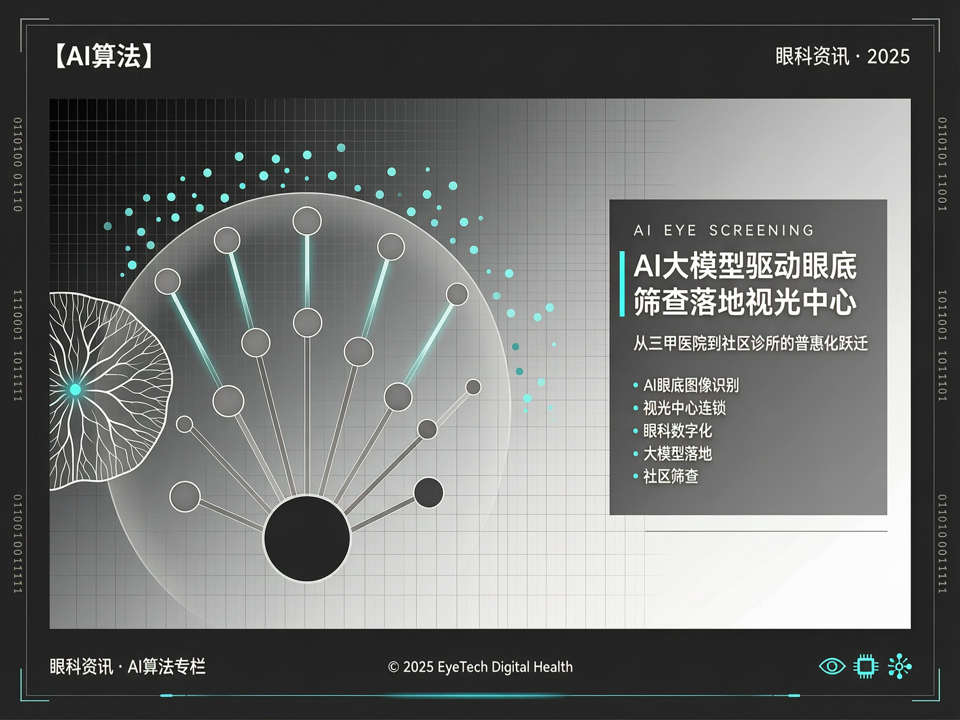 AI大模型驱动眼底筛查落地视光中心:从三甲医院到社区诊所的普惠化跃迁
