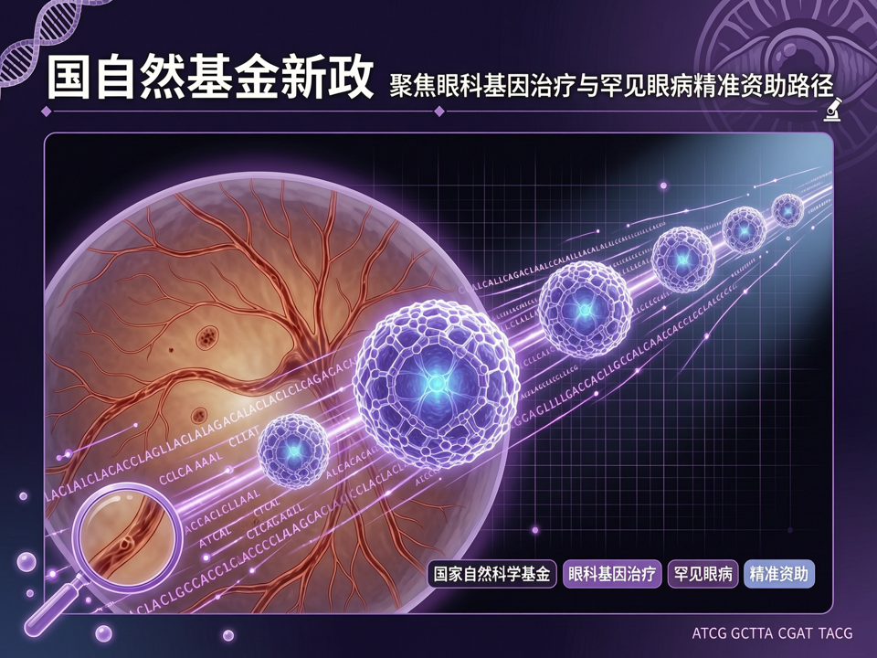 国自然基金新政:聚焦眼科基因治疗与罕见眼病的精准资助路径