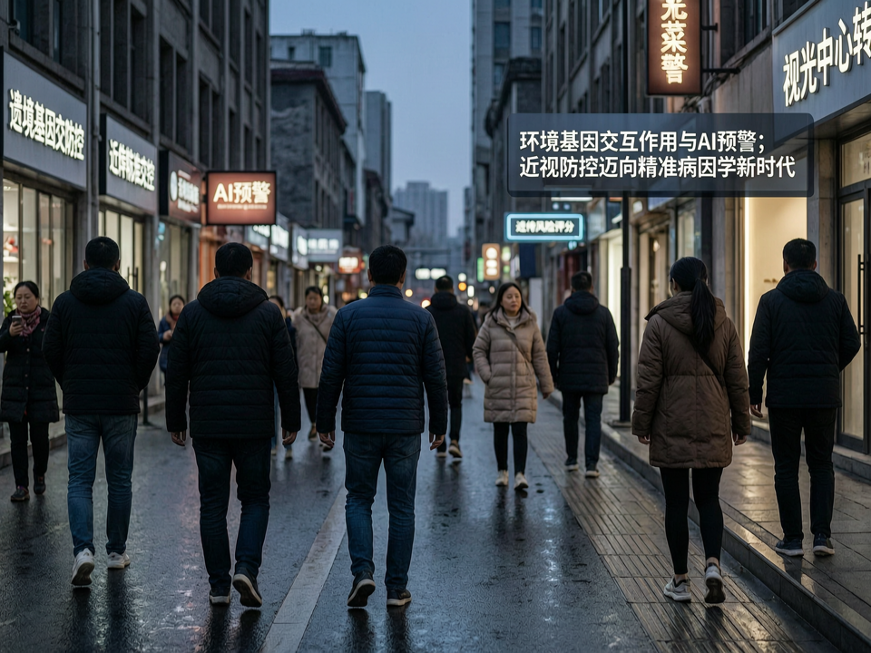 环境基因交互作用与AI预警:近视防控迈向精准病因学新时代