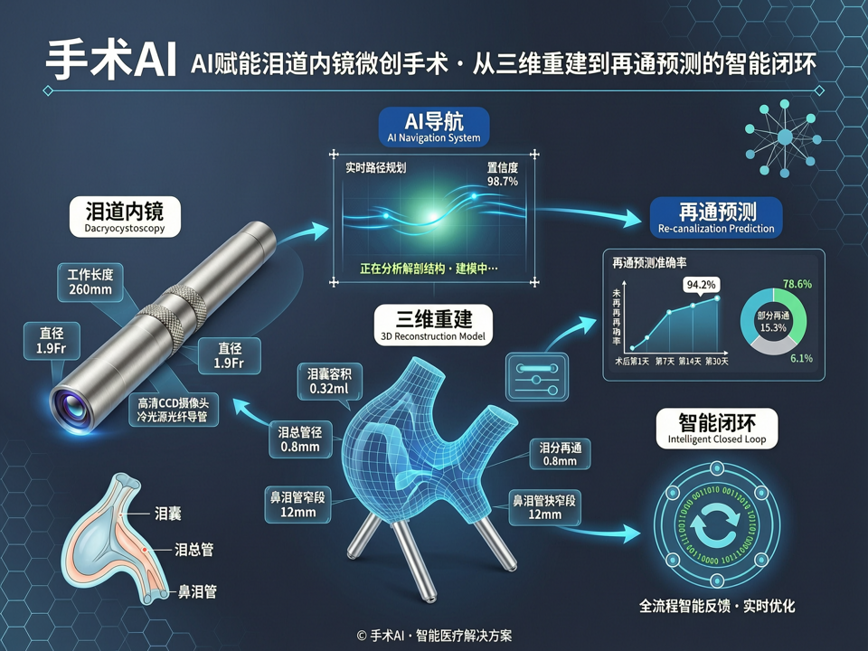 AI赋能泪道内镜微创手术:从三维重建到再通预测的智能闭环