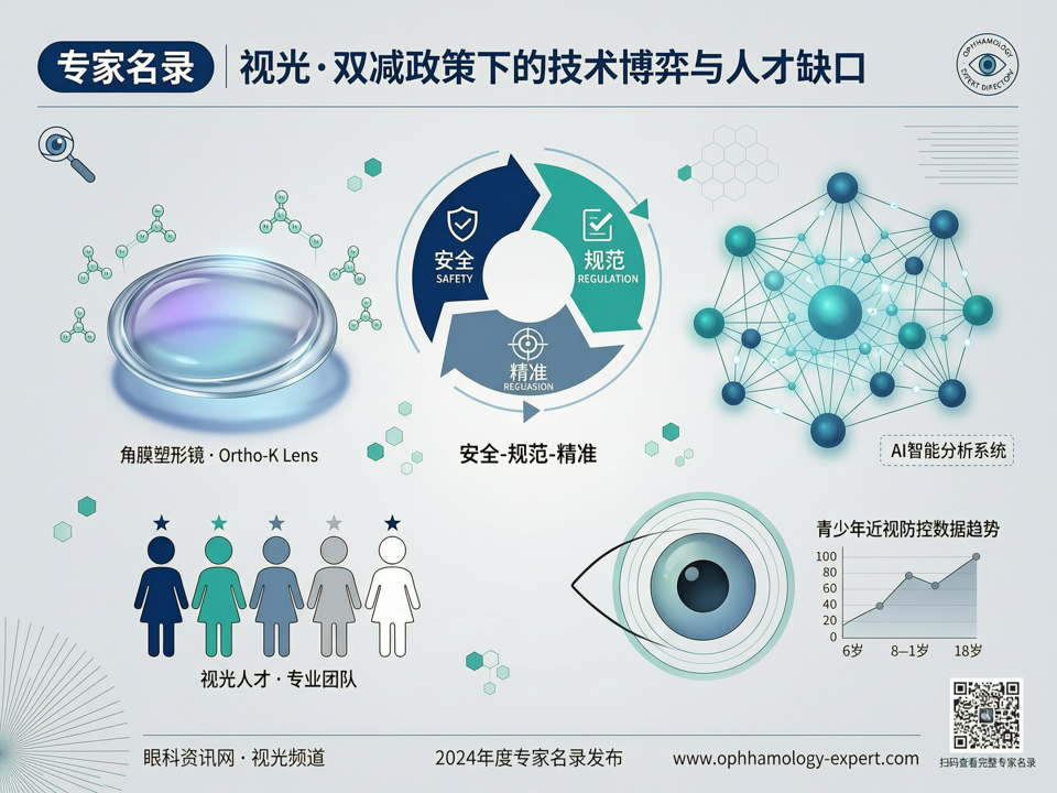 视光“双减”政策下的技术博弈与人才缺口:【专家名录】如何打通近视防控的“安全-规范-精准”闭环?