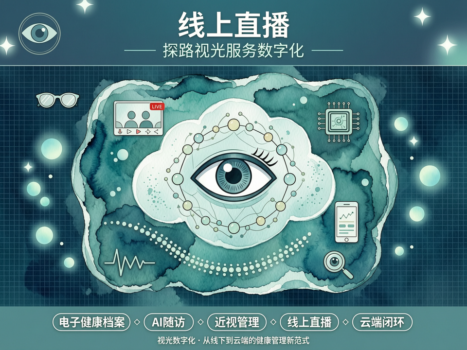 线上直播探路视光服务数字化:从电子健康档案到AI慢病管理的云端闭环