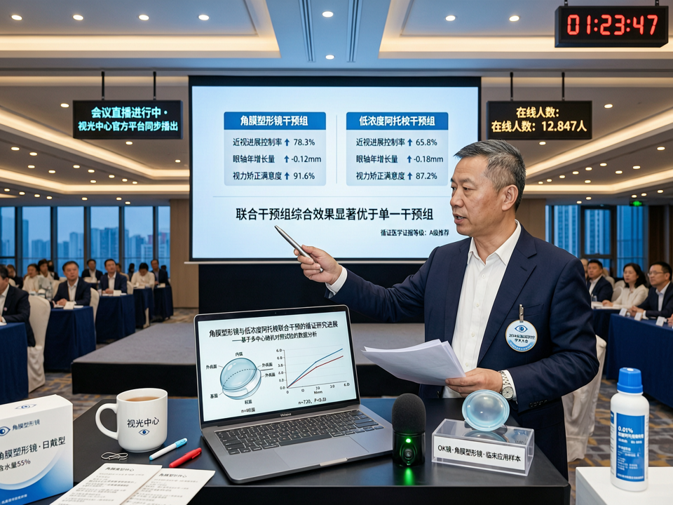云端解码:会议直播透视角膜塑形镜与低浓度阿托品联合应用的循证新篇章