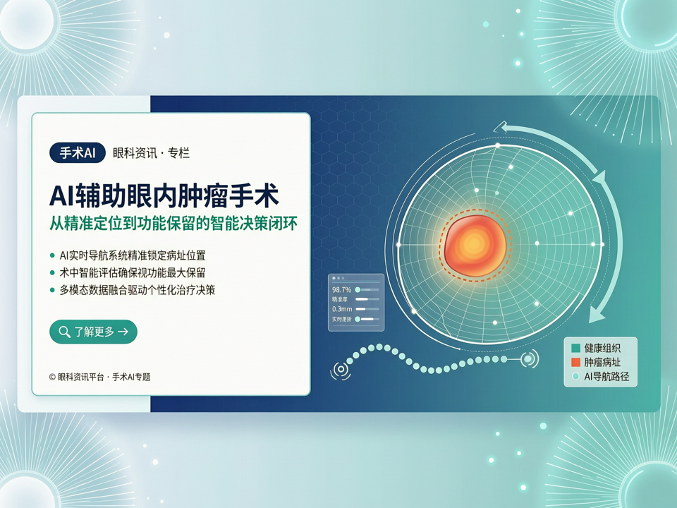 AI辅助眼内肿瘤手术:从精准定位到功能保留的智能决策闭环