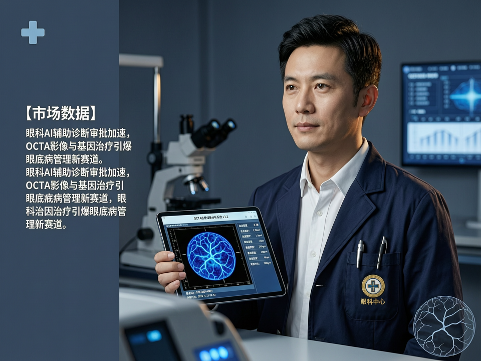 市场数据观察:眼科AI辅助诊断审批加速,OCTA影像与基因治疗引爆眼底病管理新赛道