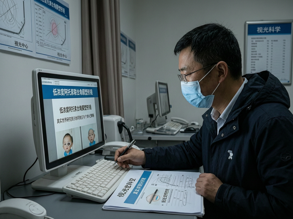 低浓度阿托品联合角膜塑形镜:真实世界研究揭示协同效应与个体化策略