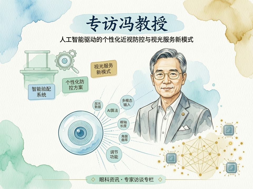 专访冯教授:人工智能驱动的个性化近视防控与视光服务新模式