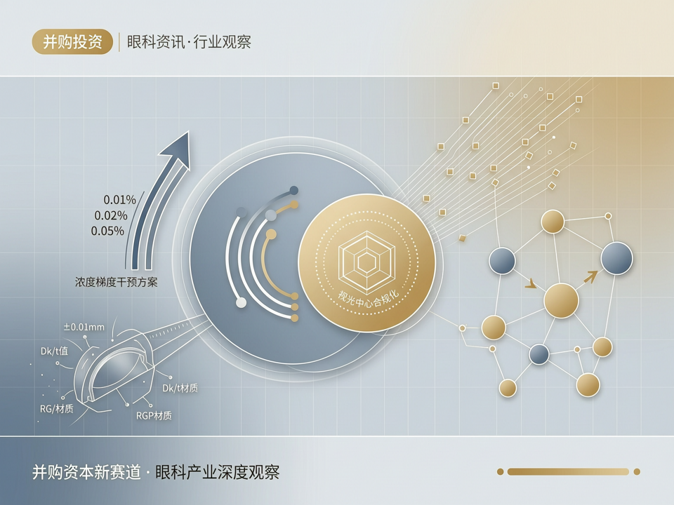 并购资本新赛道:抢占“低浓度阿托品联合干预”与“视光中心合规化”双高地
