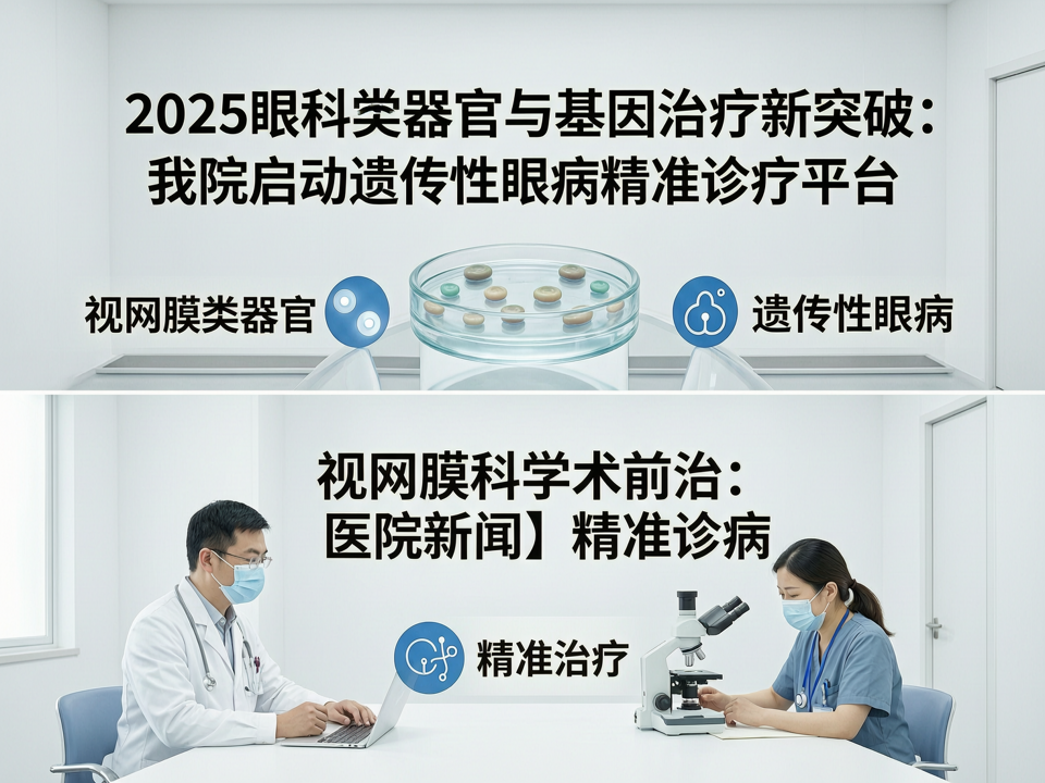 聚焦2025眼科学术前沿:视网膜类器官与基因治疗新突破,我院启动遗传性眼病精准诊疗平台