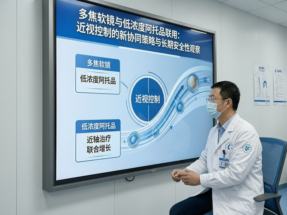 多焦软镜与低浓度阿托品联用:近视控制的新协同策略与长期安全性观察
