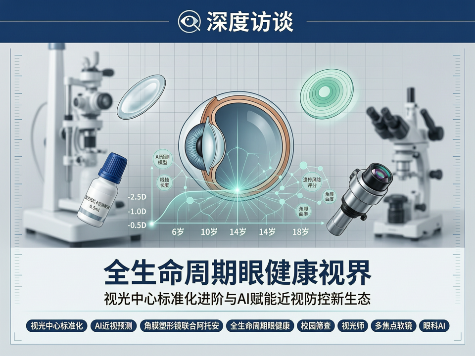 深度访谈 | 全生命周期眼健康视界:视光中心标准化进阶与AI赋能近视防控新生态