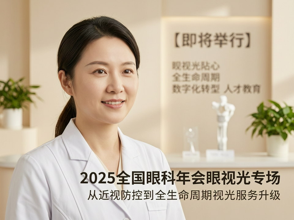 2025全国眼科年会眼视光专场:从近视防控到全生命周期视光服务升级