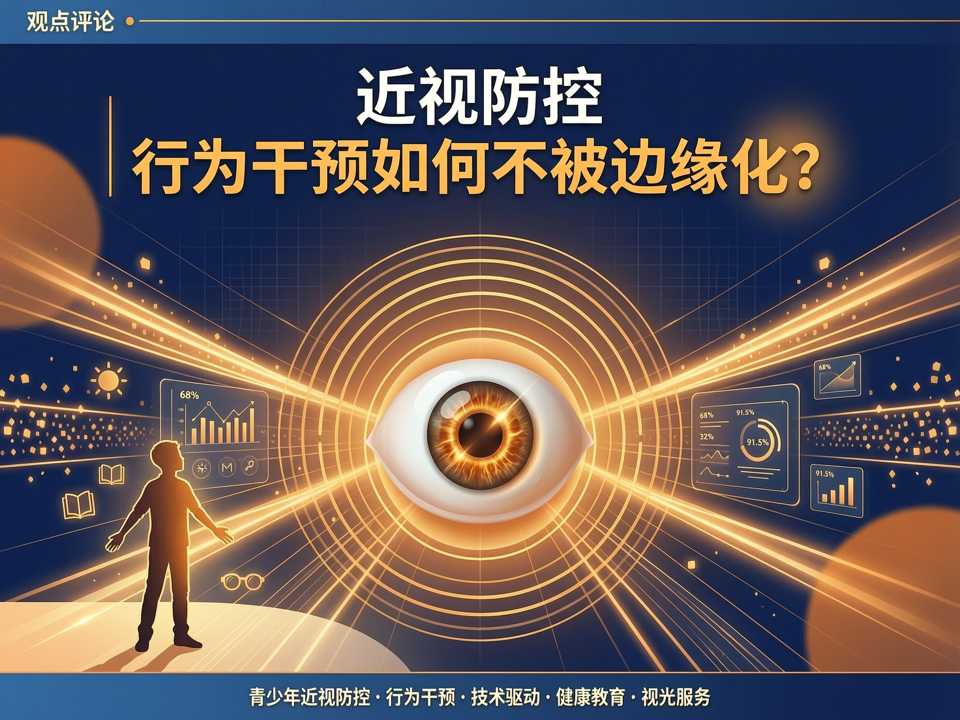 近视防控“技术驱动”浪潮下,行为干预如何不被边缘化?