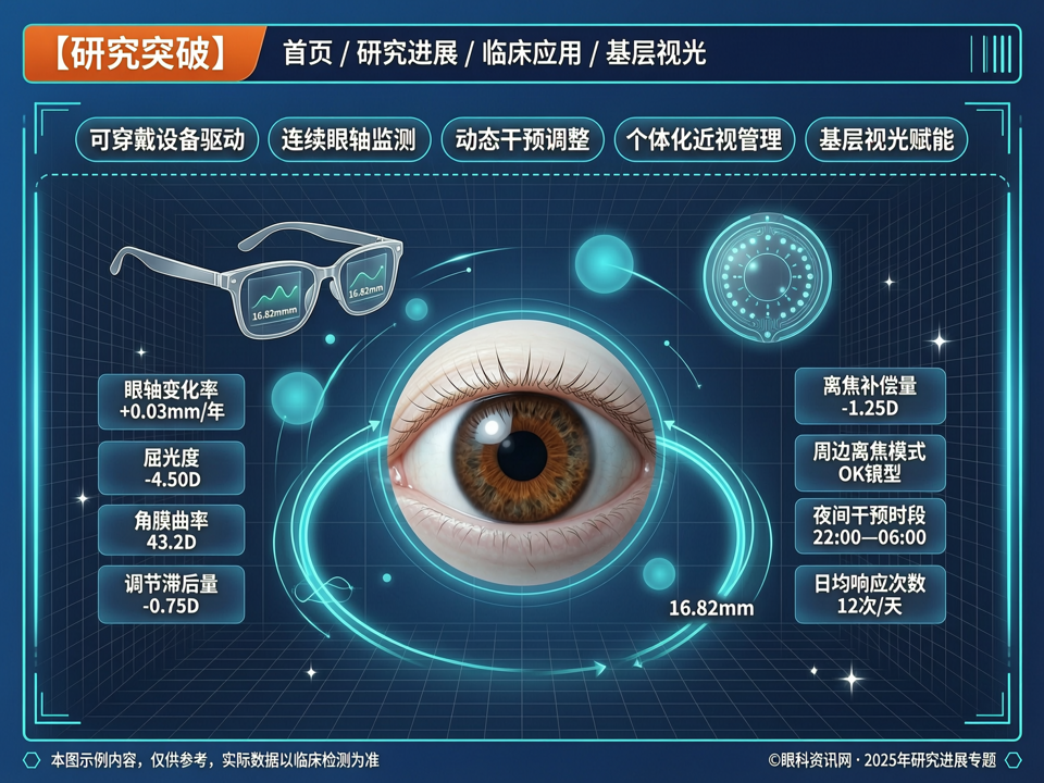 可穿戴设备驱动的个性化近视管理:从连续眼轴监测到动态干预调整的新范式