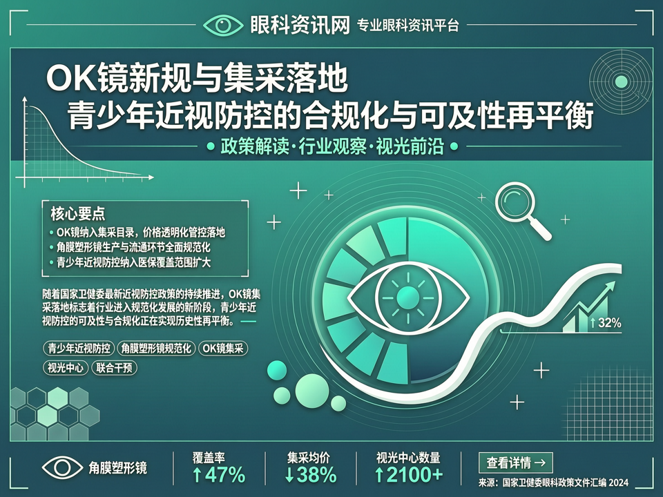 OK镜新规与集采落地:青少年近视防控的合规化与可及性再平衡