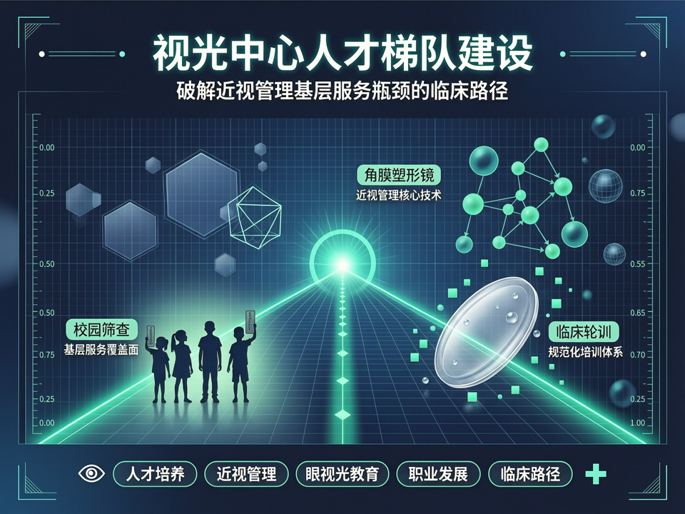 视光中心人才梯队建设:破解近视管理基层服务瓶颈的临床路径