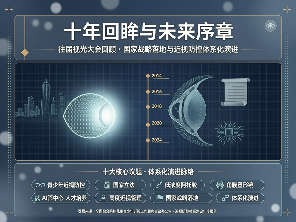 十年回眸与未来序章:往届视光大会中的国家战略落地与近视防控体系化演进