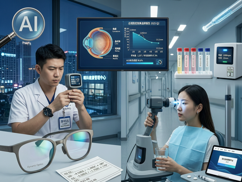 眼科企业“动态光学与AI全周期管理”战略:从戴镜矫正到主动眼健康干预