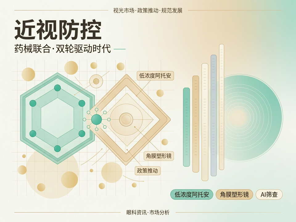近视防控新药审批提速,视光市场开启“药物+器械”双轮驱动时代