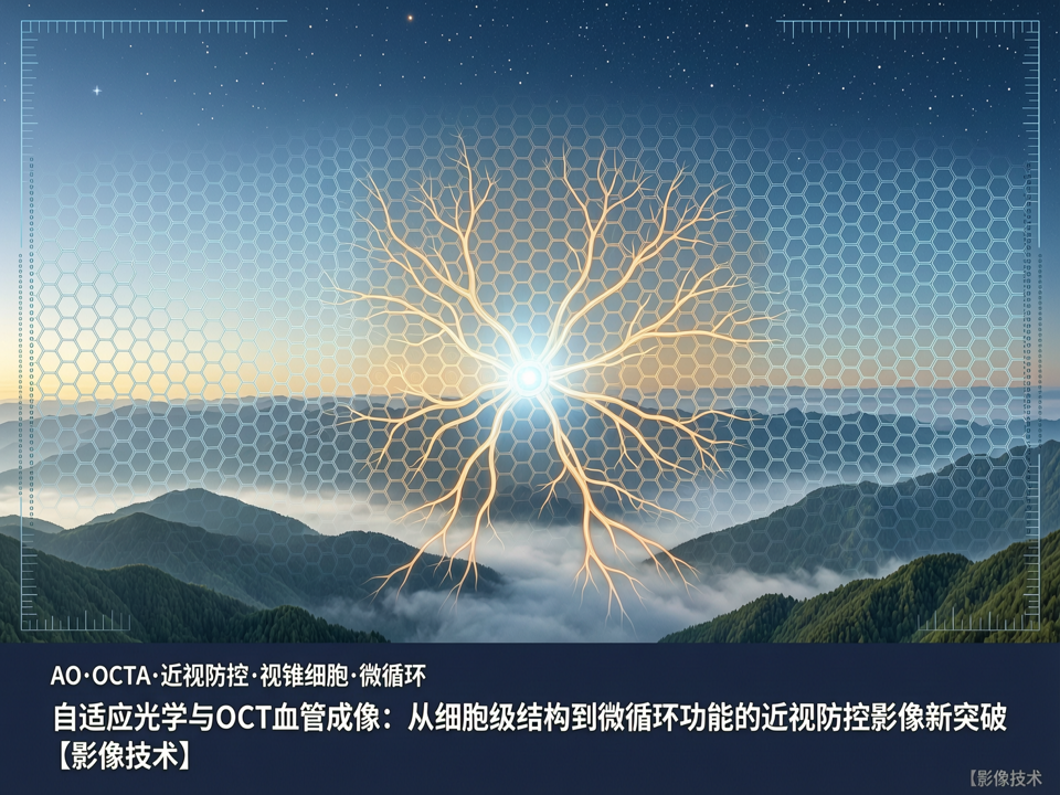 自适应光学与OCT血管成像:从细胞级结构到微循环功能的近视防控影像新突破