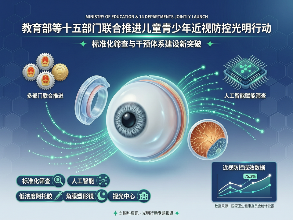 教育部等十五部门联合推进儿童青少年近视防控光明行动:标准化筛查与干预体系建设新突破
