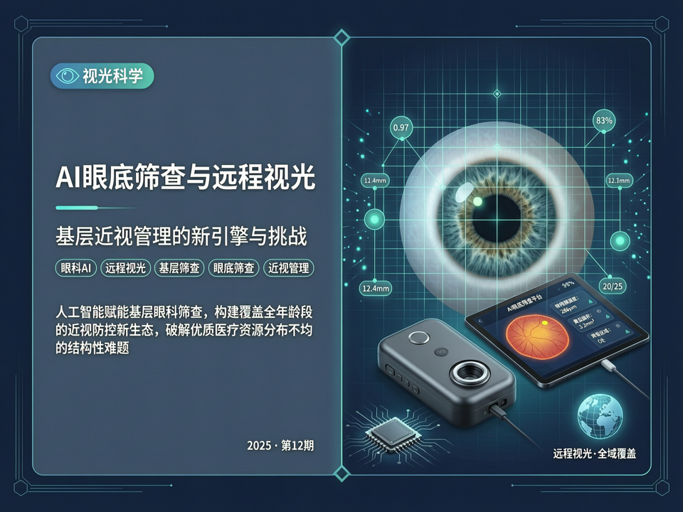 AI眼底筛查与远程视光:基层近视管理的新引擎与挑战