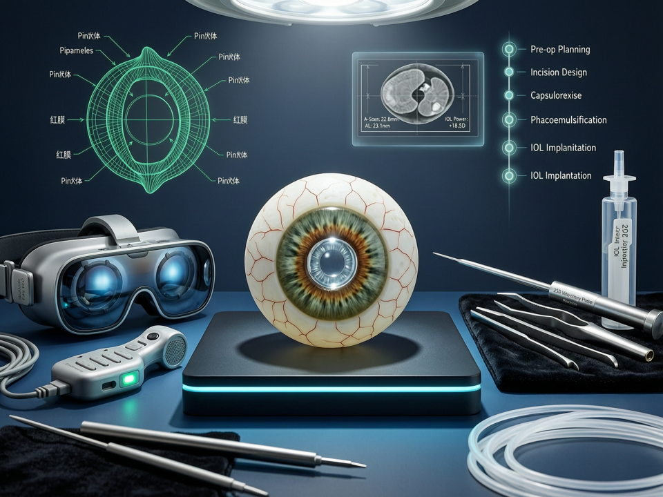 虚拟现实联合3D打印模型在先天性白内障手术演示中的应用:从个性化手术规划到远程教学的新范式