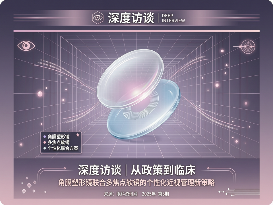 深度访谈 | 从政策到临床:角膜塑形镜联合多焦点软镜的个性化近视管理新策略