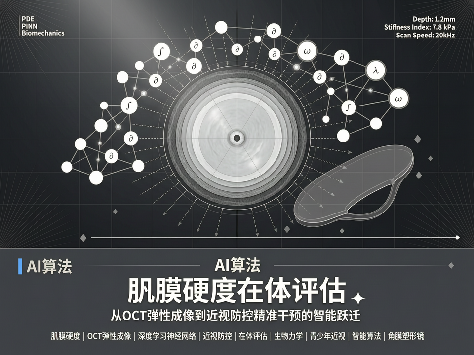 AI算法辅助的巩膜硬度在体评估:从OCT弹性成像到近视防控精准干预的智能跃迁