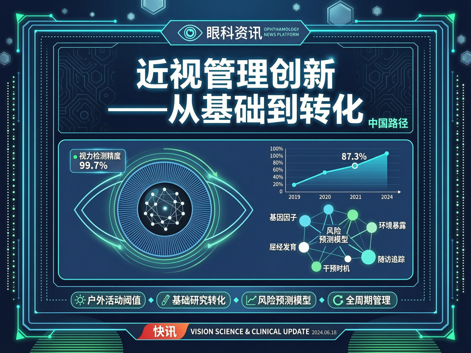 【快讯】视光科学家与临床专家共议:从基础到转化——近视管理创新的“中国路径”
