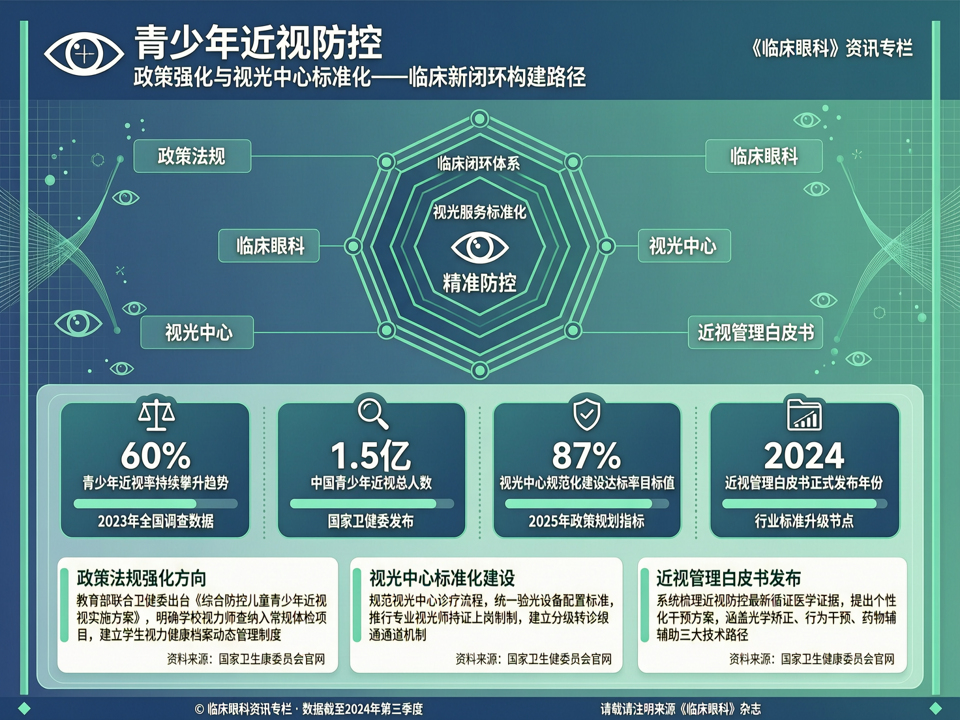 政策强化与视光中心标准化:青少年近视防控的临床新闭环