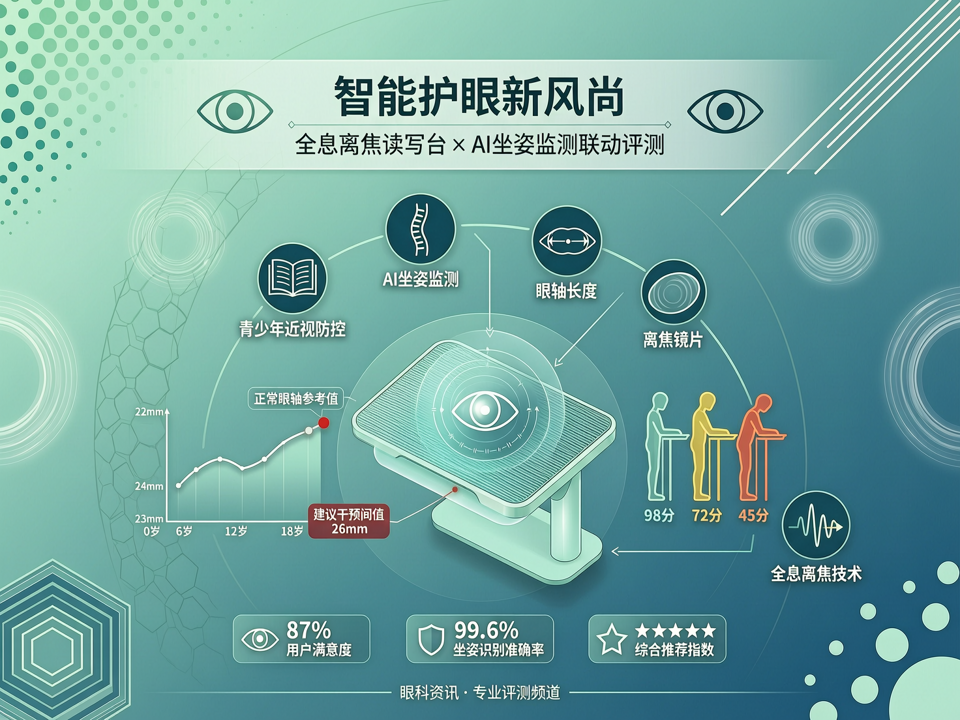 智能护眼新风尚:全息离焦读写台与AI坐姿监测联动评测