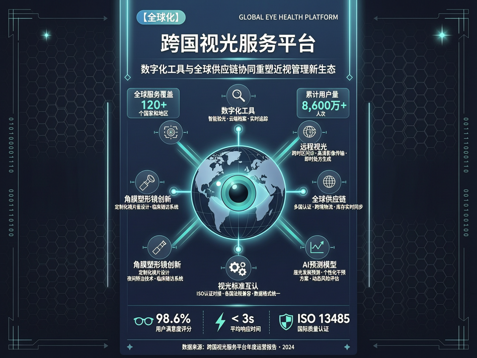 跨国视光服务平台:数字化工具与全球供应链协同重塑近视管理新生态