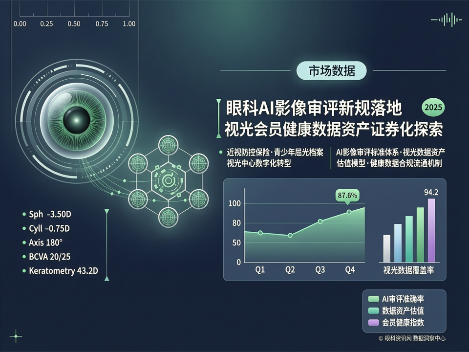 市场数据洞察:眼科AI影像审评新规落地与视光会员健康数据资产证券化探索