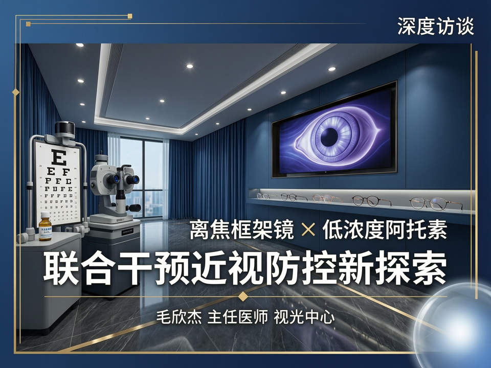 深度访谈 | 光学干预前沿:离焦框架镜与阿托品联合的近视防控新探索