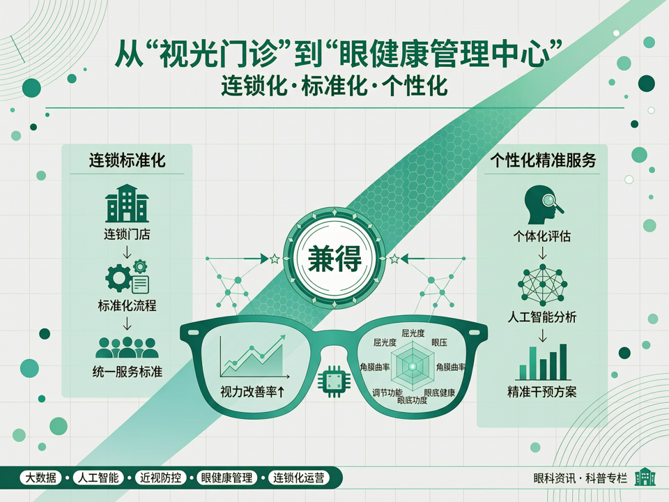 从“视光门诊”到“眼健康管理中心”:连锁视光的标准化与个性化如何兼得?