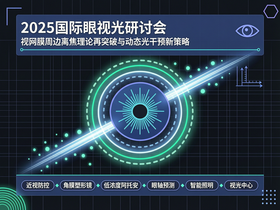 2025国际眼视光研讨会:视网膜周边离焦理论再突破与动态光干预新策略