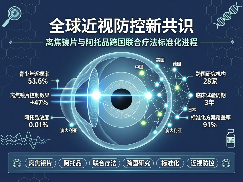 全球近视防控新共识:离焦镜片与阿托品的跨国联合疗法标准化进程